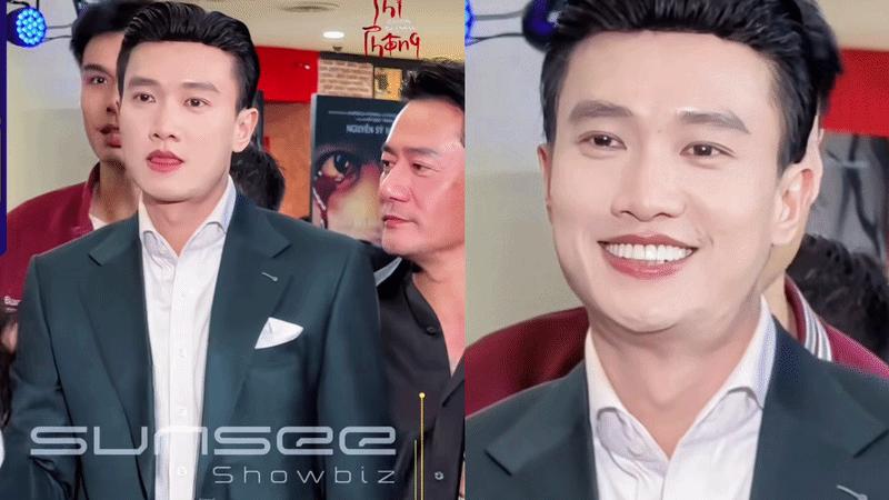 Quốc Trường lộ diện gây sốc: Lớp trang điểm trắng bóc, kẻ cả viền môi- Ảnh 1.