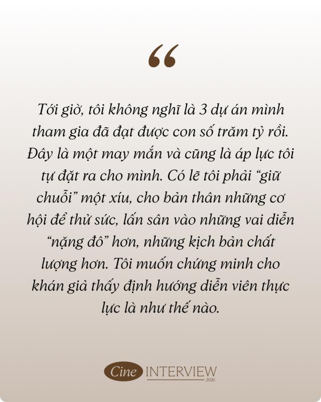 Đoàn Minh Anh và vía 3 phim trăm tỷ: Khán giả nói "ăn may" cũng đúng, thật sự cuộc đời tôi quá may mắn- Ảnh 2.