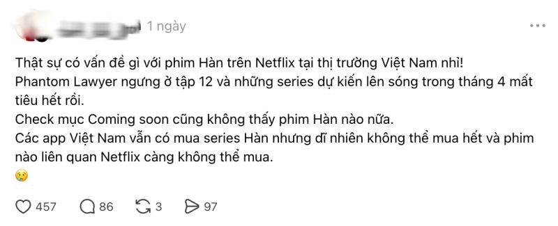 Chuyện gì đang xảy ra với Netflix Việt Nam?- Ảnh 1.