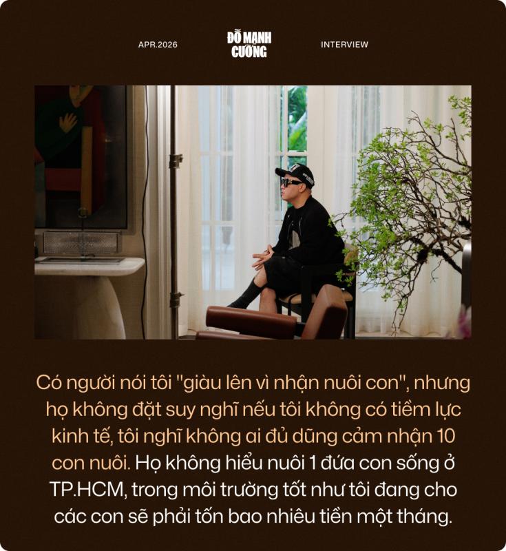 Nhà thiết kế Đỗ Mạnh Cường: "Nếu không giàu, tôi không dám nhận 10 con nuôi"- Ảnh 18.