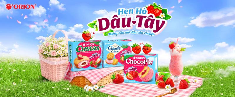 Orion ra mắt bộ 3 sản phẩm “Hẹn Hò Dâu Tây” – trải nghiệm vị dâu theo nhiều cách khác nhau - Ảnh 1.