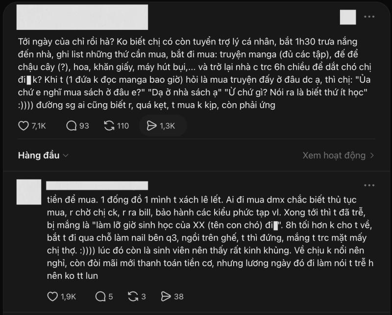 1 Hoa hậu Vbiz phát ngôn đến drama trợ lý hot nhất Threads, netizen phát quạo: "Chị nói chị có nghĩ không vậy?" - Ảnh 6.