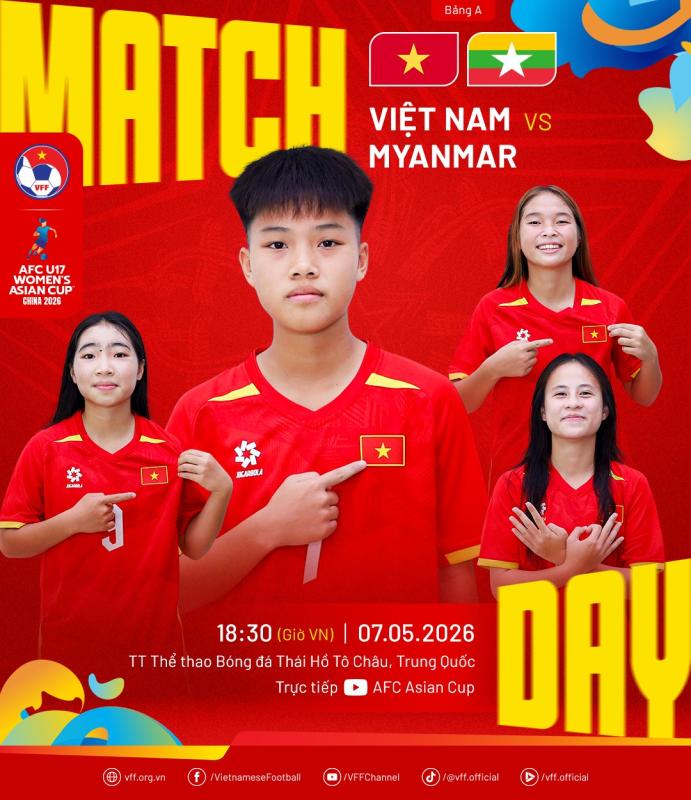 Đánh bại U17 Myanmar, U17 nữ Việt Nam giành quyền vào tứ kết U17 châu Á- Ảnh 1.