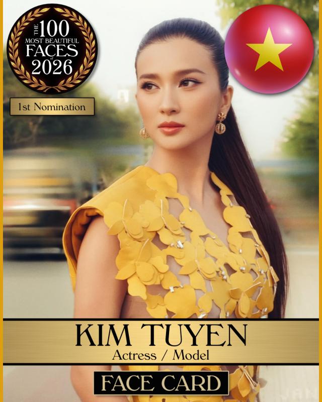 NSƯT được đề cử gương mặt đẹp nhất thế giới 2026: Đại mỹ nhân mắt ngọc mày ngài, báu vật nhan sắc của Vbiz- Ảnh 1.
