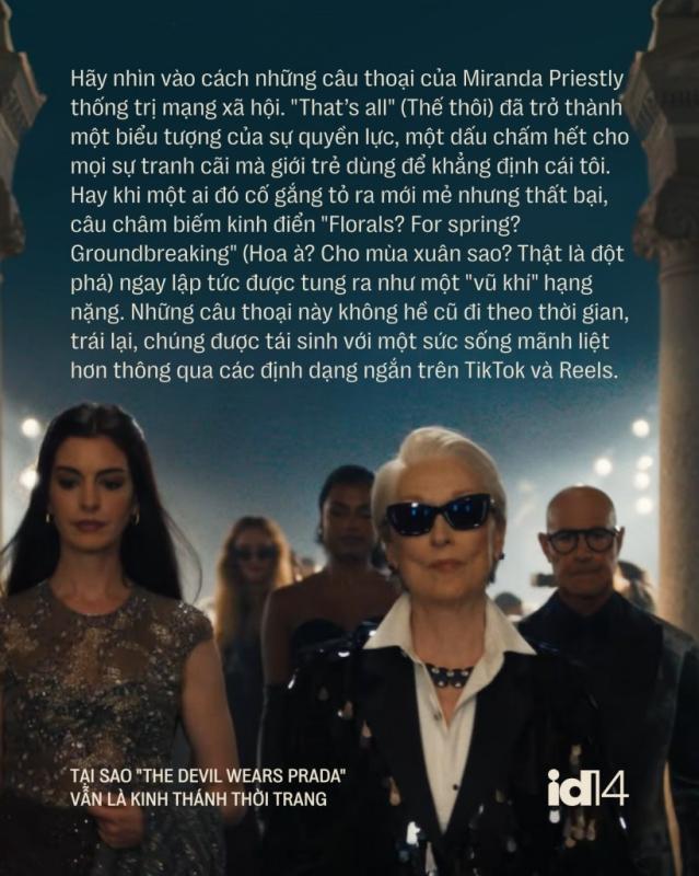 Tại sao The Devil Wears Prada vẫn là kinh thánh thời trang dù thế giới đã đổi thay đến chóng mặt?- Ảnh 9.
