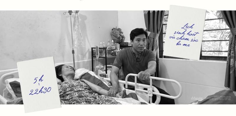 18 tháng trắng đêm chăm mẹ, người đàn ông U40 biến nhà cấp 4 thành phòng ICU: Phép màu đến từ "chiếc máy hiếu thảo"- Ảnh 1.