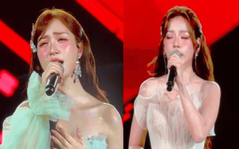 Hoà Minzy tái xuất sau ồn ào "lúa chín không cúi đầu", đọ giọng hát với Chi Pu - Ảnh 4.