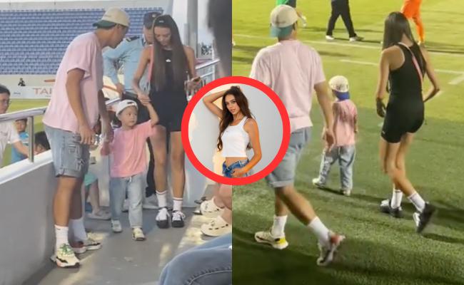"Cam thường" bắt cận visual "búp bê sống" Ukraine khi cùng Tiến Dũng ra sân bóng, có xinh nhất làng bóng đá như lời đồn?- Ảnh 1.