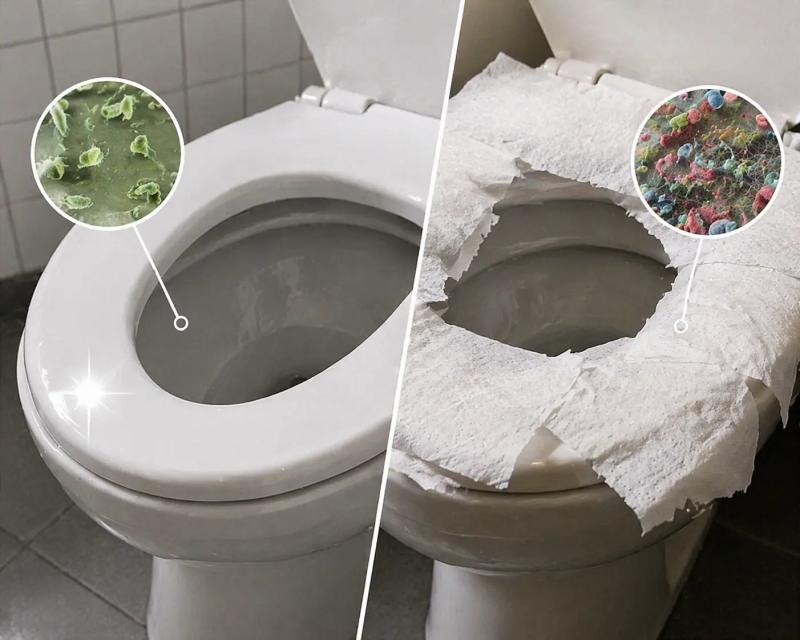 Có nên lót giấy vệ sinh lên bệ bồn cầu ở nhà vệ sinh công cộng? Đến giờ tôi mới hiểu mình toàn "tự hại" - Ảnh 2.