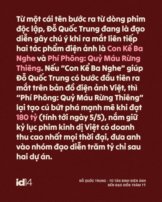 Đỗ Quốc Trung - từ tân binh điện ảnh đến đạo diễn trăm tỷ: “Một bộ phim hay là phải tạo ra tranh cãi”- Ảnh 1.