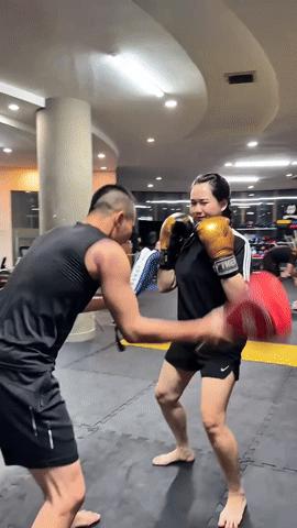 Trúc Anh (Mắt Biếc) rã rời sau buổi tập boxing hùng hục, thế mới thấy lấy lại vibe "nàng thơ" đâu có dễ dàng!- Ảnh 3.
