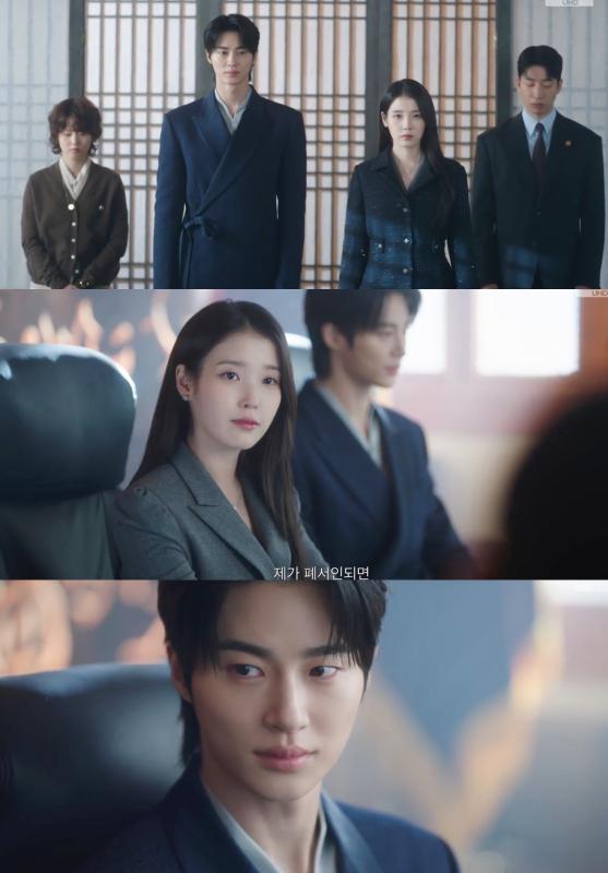 Perfect Crown tập 10: Byeon Woo Seok giành lại ngôi vua, IU lao vào biển lửa cứu chồng- Ảnh 1.