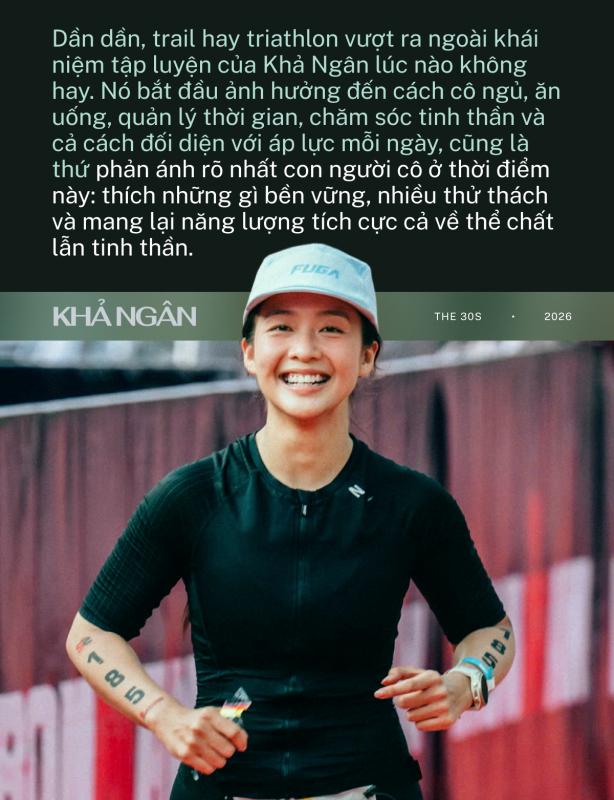 Khả Ngân tuổi 29 tham gia IRONMAN: Chạy bộ, đạp xe, leo núi để tìm lời giải cho câu hỏi mà showbiz không trả lời được - Ảnh 3.
