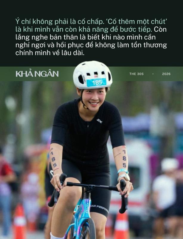 Khả Ngân tuổi 29 tham gia IRONMAN: Chạy bộ, đạp xe, leo núi để tìm lời giải cho câu hỏi mà showbiz không trả lời được - Ảnh 7.