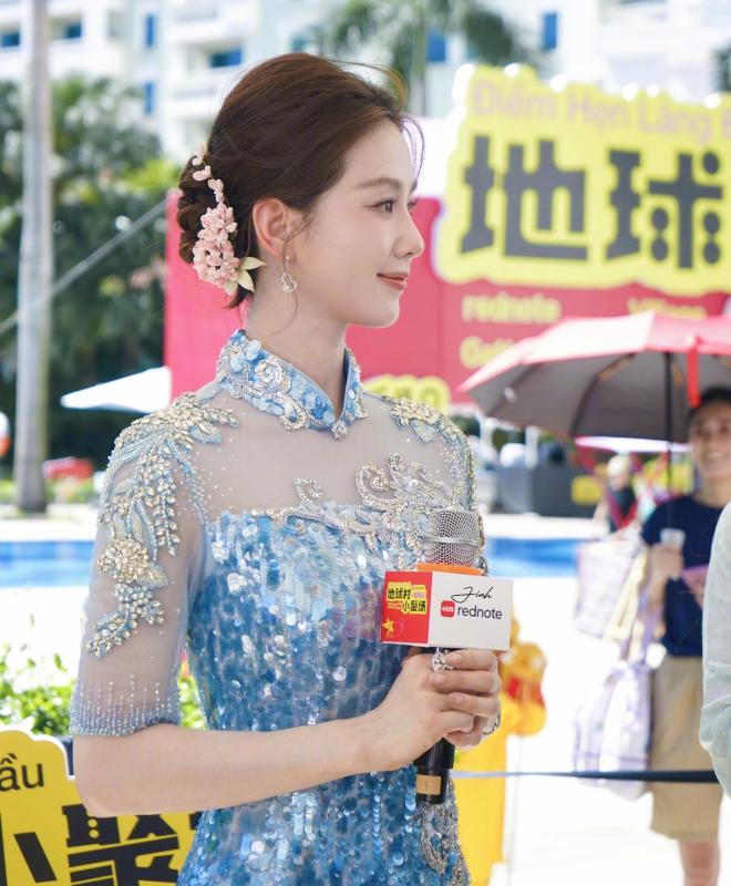 Mỹ nhân cổ điển đẹp nhất Trung Quốc đang ở Hà Nội: Visual bùng nổ dã man, rạng rỡ bất chấp nắng nóng kỷ lục- Ảnh 5.