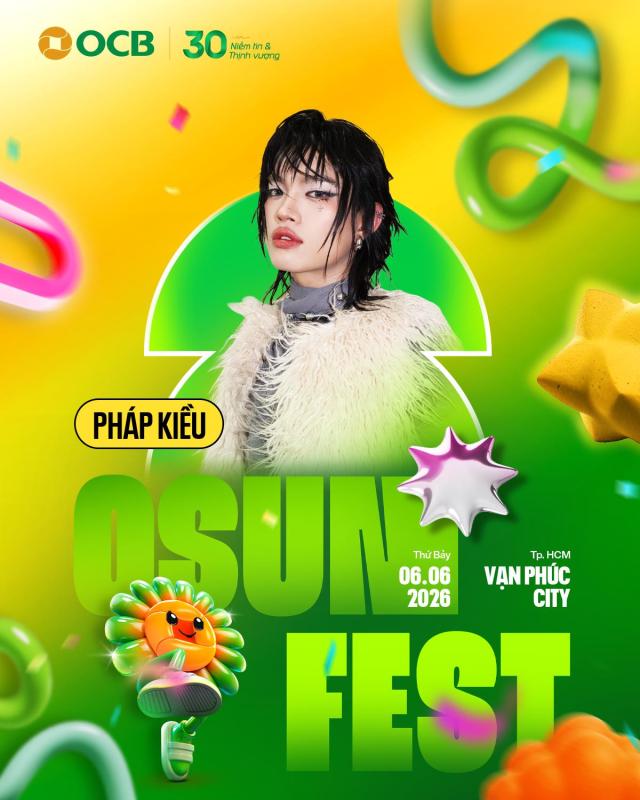 SOOBIN - UPRIZE, HIEUTHUHAI - Pháp Kiều cùng xuất hiện, fan ráo riết săn vé OSUNFEST 2026 - Ảnh 4.