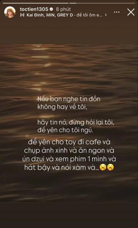 Netizen soi hint nghi Tóc Tiên bị "cắm sừng", chính chủ lên tiếng: Xin đừng nhét chữ!- Ảnh 3.