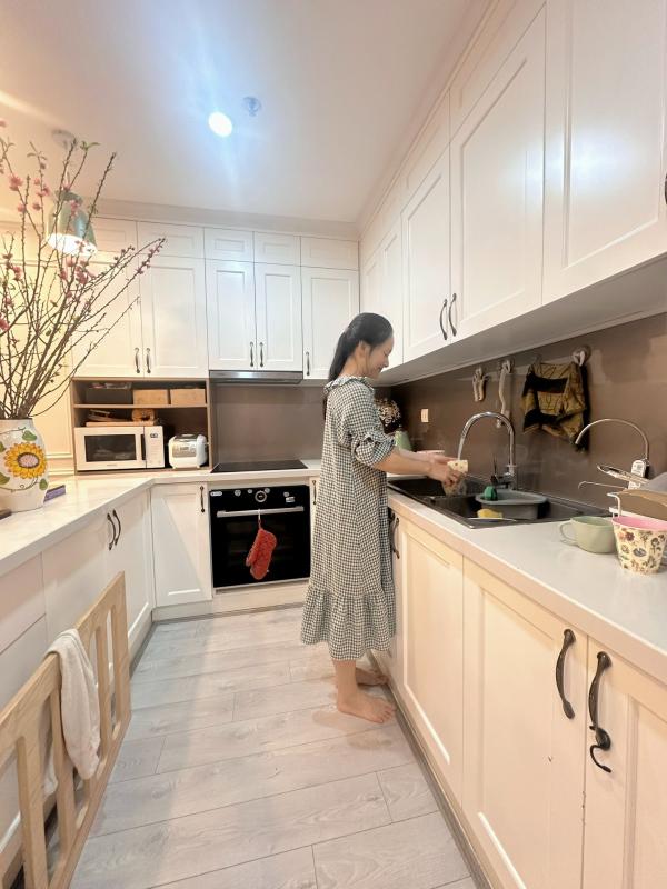 Mẹ đơn thân là "mỹ nhân phim giờ vàng", một mình nuôi 2 con trong căn nhà 100m2 gần Hồ Tây- Ảnh 6.
