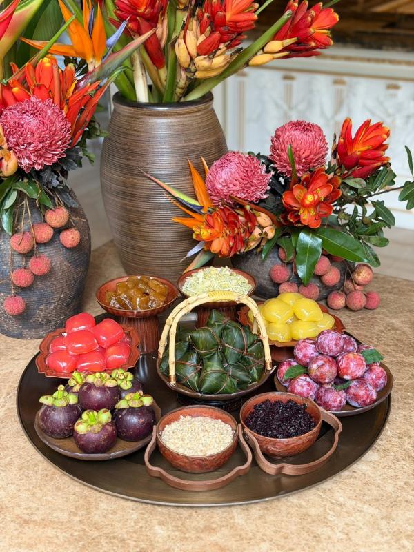 Hội phu nhân hào môn Vbiz mở đường đua bày mâm cỗ Tết Đoan ngọ: Đỗ Hà, Mai Ngọc vẫn phải xếp sau 1 người!- Ảnh 7.