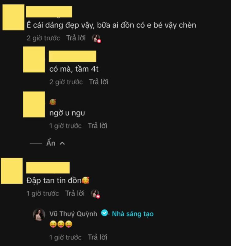 Vũ Thuý Quỳnh lộ diện giữa nghi vấn đang mang thai, còn diện cả váy lộ cả vòng 2- Ảnh 3.