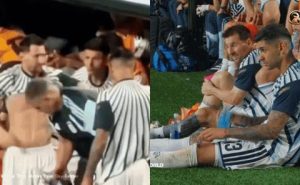 Góc fancam World Cup tiết lộ nhân cách 10 điểm của Messi: Đàn em chủ động nhường ghế nhưng anh từ chối rồi ngồi bệt xuống đất