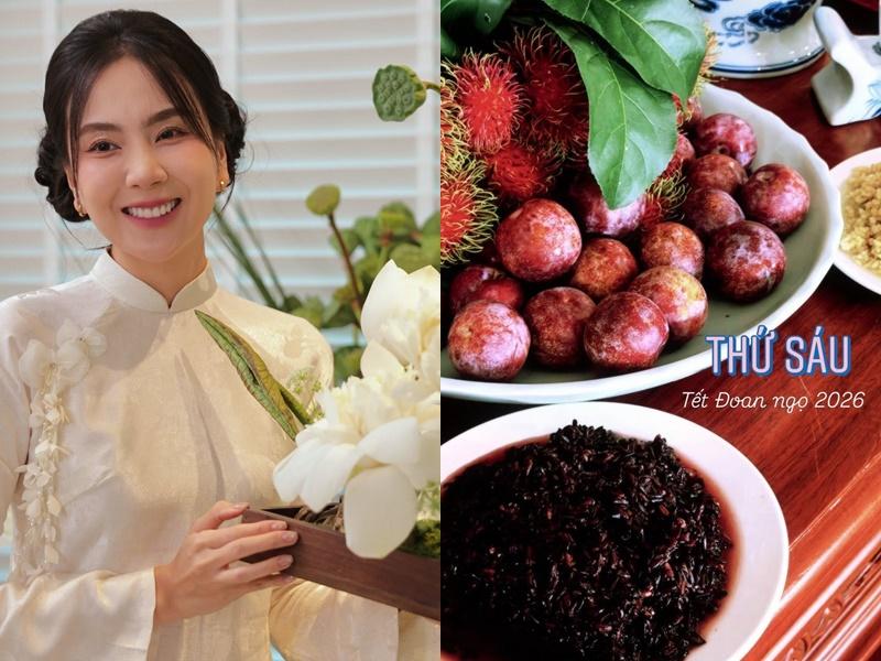 Hội phu nhân hào môn Vbiz mở đường đua bày mâm cỗ Tết Đoan ngọ: Đỗ Hà, Mai Ngọc vẫn phải xếp sau 1 người!- Ảnh 2.