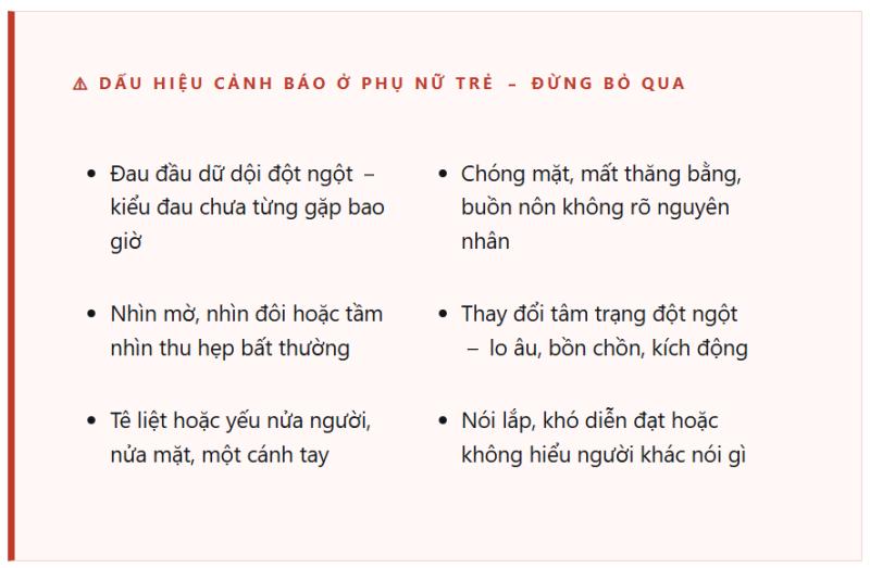 Từ một cơn đau đầu đến khoảnh khắc sinh tử: Ngày càng nhiều phụ nữ trẻ đột quỵ dù sống khỏe mạnh và cuộc truy tìm "kẻ sát nhân vô hình"- Ảnh 3.