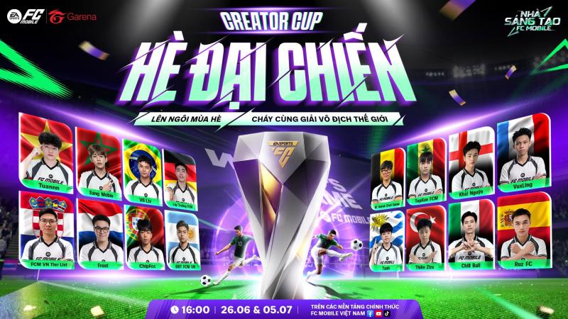 16 nhà sáng tạo FC Mobile tranh tài tại Creator Cup 2026: Ai sẽ lên ngôi mùa hè năm nay? - Ảnh 1.