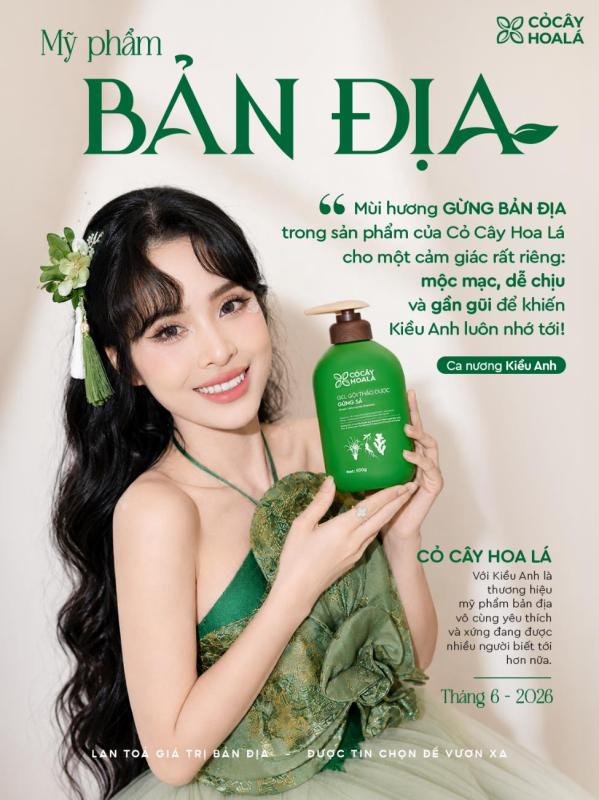 Mê “mùi gừng tươi”, Ca nương Kiều Anh ngỏ ý làm đại sứ hãng mỹ phẩm bản địa - Ảnh 1.