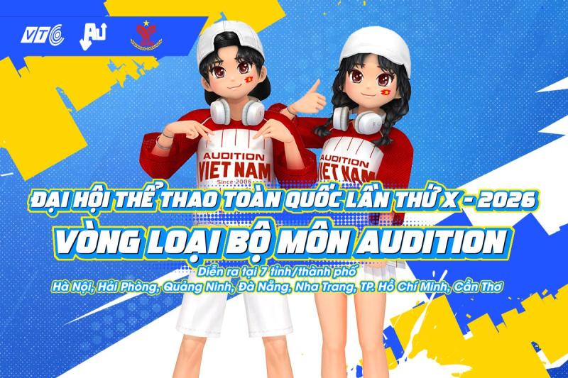 Audition lần đầu tiên ghi danh tại Đại hội Thể thao Toàn quốc lần thứ X - Ảnh 4. Audition lần đầu tiên ghi danh tại Đại hội Thể thao Toàn quốc lần thứ X - Ảnh 4.