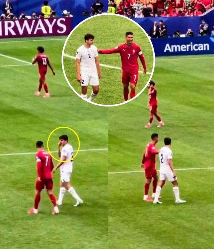 Hành động đẹp của Ronaldo- Ảnh 1.