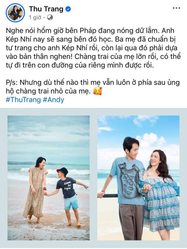 Con trai Thu Trang - Tiến Luật chuẩn bị sang Pháp- Ảnh 1.
