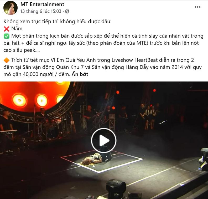 Vừa nằm vừa hát gây tranh cãi, phía Mỹ Tâm lên tiếng- Ảnh 3.