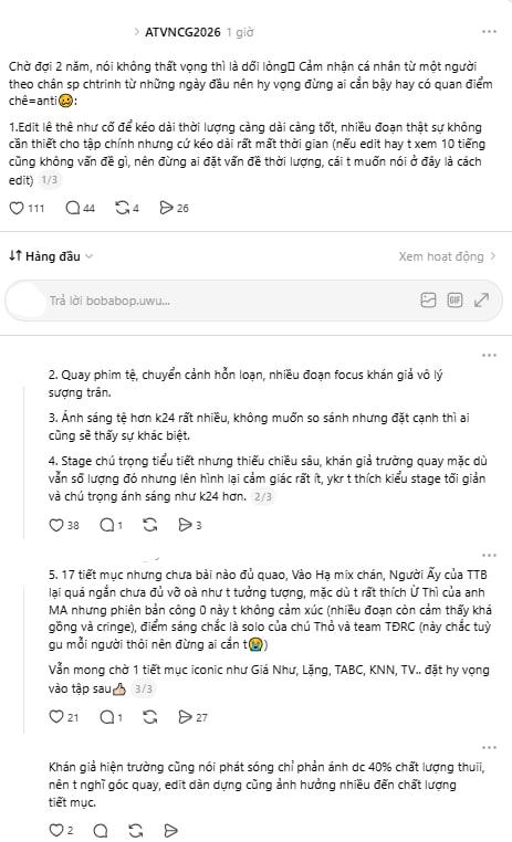5 tiếng 38 phút đầu tiên của show Chông Gai: Dài dòng và mệt- Ảnh 3.