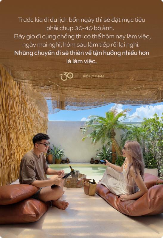 30s của Kiều Ly Phạm: Không còn KPI chụp 30-40 bộ hình khi đi du lịch, dừng làm việc sau 10h tối- Ảnh 2.