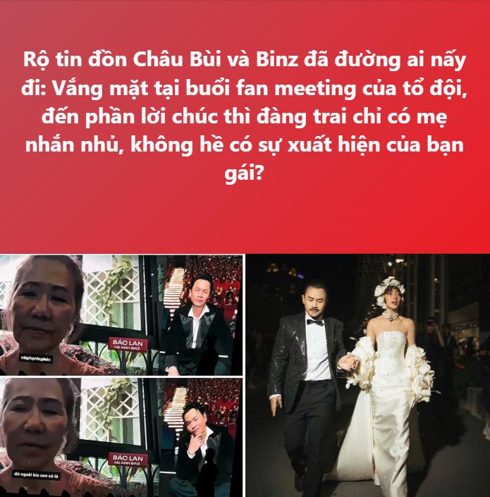 Rầm rộ tin Binz và Châu Bùi rạn nứt- Ảnh 1.