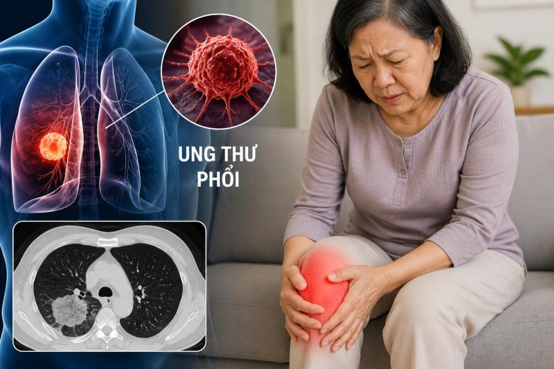 Bác sĩ cảnh báo: 3 DẤU HIỆU quan trọng của ung thư phổi, nhiều người chủ quan vì nghĩ đau chân do thời tiết- Ảnh 1.