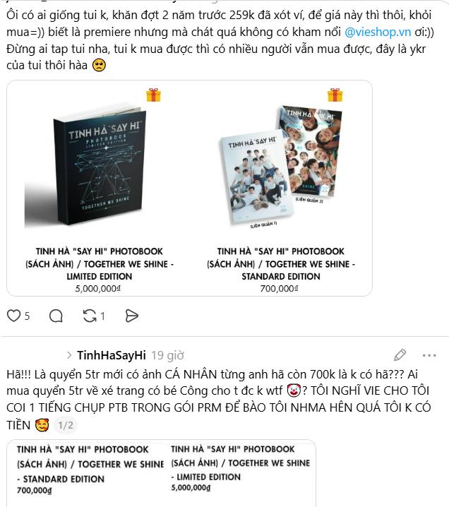 Tranh cãi sách ảnh của Tinh Hà Say Hi giá 5 triệu đồng, gấp 5 lần Taylor Swift- Ảnh 4.