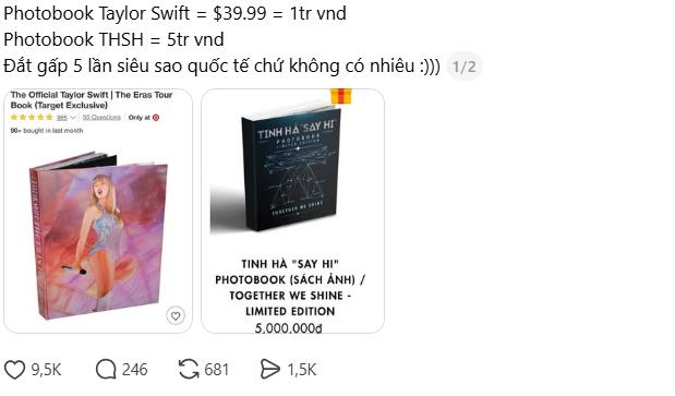 Tranh cãi sách ảnh của Tinh Hà Say Hi giá 5 triệu đồng, gấp 5 lần Taylor Swift- Ảnh 10.