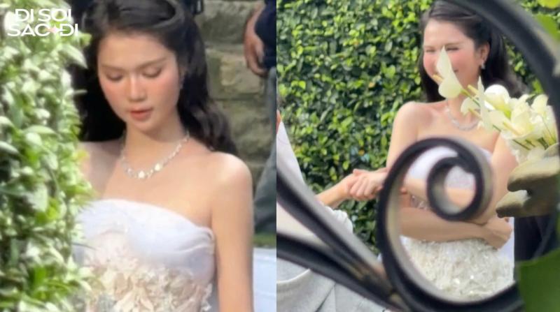Xôn xao khoảnh khắc Ngọc Trinh đi chụp ảnh cưới- Ảnh 1.