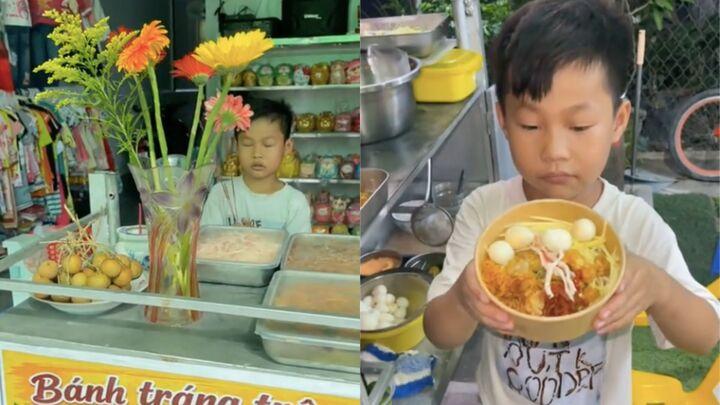 'Khối nghỉ hè' khởi nghiệp bán bánh tráng, dân mạng đoán sau sẽ thành tổng tài- Ảnh 1.