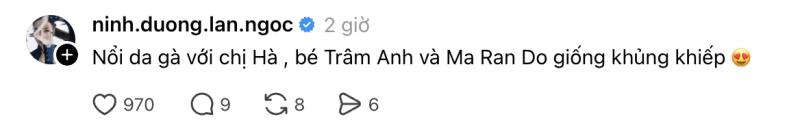 Ninh Dương Lan Ngọc sởn da gà vì Tăng Thanh Hà- Ảnh 2.