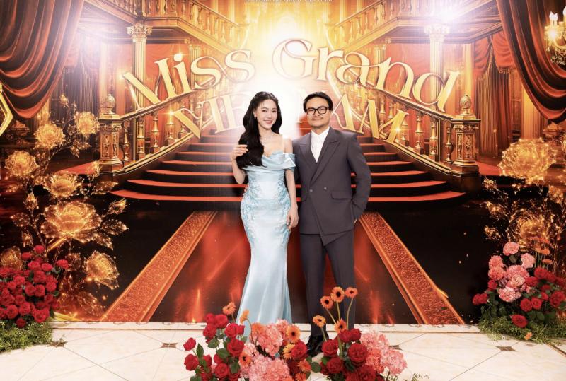 Thảm đỏ Chung kết Miss Grand Vietnam: Kỳ Duyên - Thiên Ân ôm nhau tình tứ, Thanh Thuỷ quá slay! - Ảnh 10.