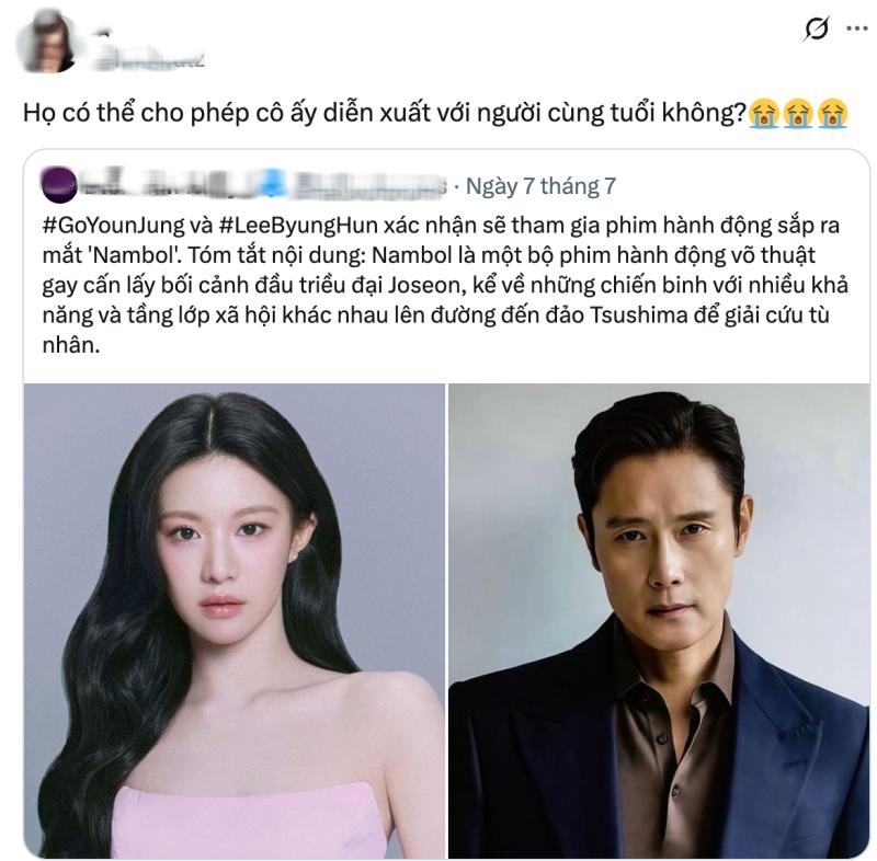 Câu hỏi gây bão MXH Hàn: Hết nam diễn viên trẻ rồi à mà phải đóng phim với Lee Byung Hun?- Ảnh 5.