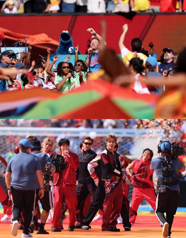 11 phút điên rồ của half-time show World Cup: Madonna mang Ronaldo trở lại, Justin Bieber hát quá hay, BTS - Shakira "nổ lớn"! - Ảnh 10.
