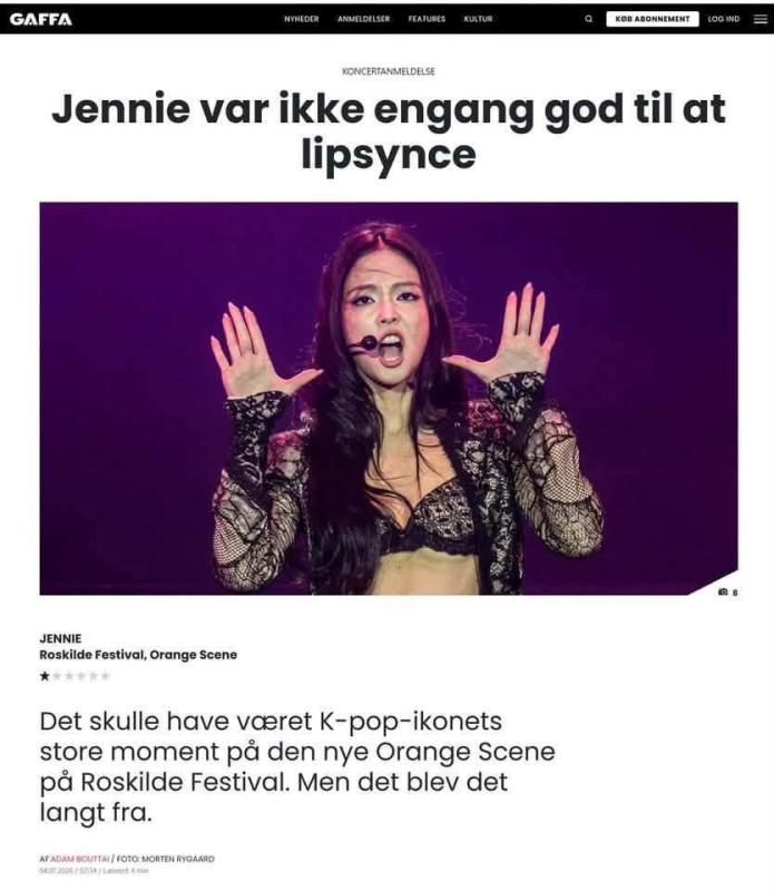 Jennie bị báo quốc tế chấm 1 sao, mỉa mai "đến hát nhép cũng không xong"- Ảnh 2.
