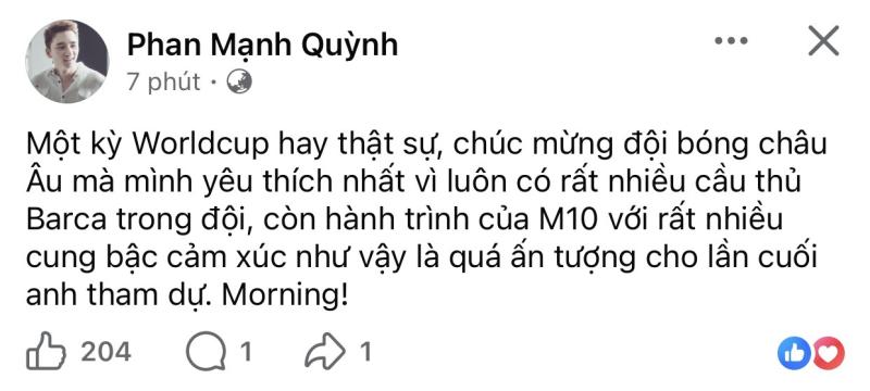 HIEUTHUHAI bắt cận cảnh Messi thất thần sau trận thua, Mỹ Tâm chỉ nói 1 câu về huyền thoại Argentina- Ảnh 4.