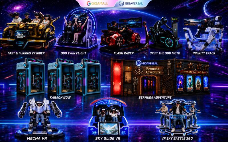 Gigaversal: Công viên công nghệ giải trí đa tầng chính thức ra mắt ngày 24/7/2026 tại Gigamall - Ảnh 4.