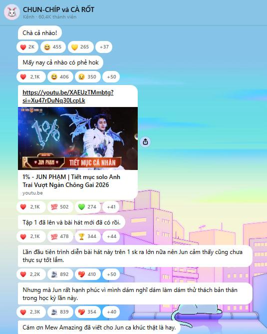 Jun Phạm lên tiếng giữa bão tranh cãi show Chông Gai: "Cùng lắm nghe góp ý thêm" - Ảnh 1.