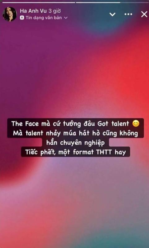 Drama náo loạn MXH: Siêu nẫu Hà Anh chê thẳng The Face, mentor Anh Thư bức xúc đáp trả- Ảnh 2.